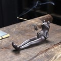 Miniatyrbillede 1 af 5: Frøformet røgelsesholder, keramisk røgelsesbrænder med røgelse S