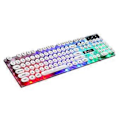 Miniatyrbild 4 av 5: GTX300 Mekaniskt Gamingtangentbord RGB Bakgrundsbelyst Dator Tangentbord (punk vit 2)