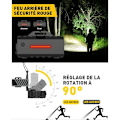 Miniatyrbilde 4 av 5: Oppladbar hodelykt - 2024 oppgradert 22 000 lumen, 10 LED-er, 10