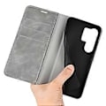 Miniatyrbillede 4 af 5: Til Samsung Galaxy S25 Ultra Etui Skin-Touch Læder Wallet Telefon Cover (Style D)