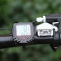 Pikkukuva 3 / 5: Vedenpitävä pyörätietokone polkupyörän mittari matkamittari nopeusmittari LCD-näyttö pyöräilytietokone Velocimetro langallinen sekuntikello