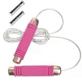 Miniatyrbillede 1 af 5: Justerbart sjippetov til træning på farten, speed rope med professionelt lejesystem til konditionstræning, fitness workout og crossfit