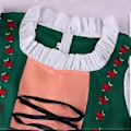 Pikkukuva 5 / 5: 100% Uudet Päivitetyt Naisten Oktoberfest-asut Baijerilaiset Dirndl-mekot Perinteiset Saksalaiset Halloween-asut (XXL)