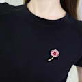 Miniatyrbillede 5 af 5: Emalje Broscher til Kvinder med Støvdrager Blomster Brosche Nåle til Håndværk Brosche Buketter til Bryllup Smykker Gaver til Kvinder