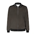 Miniatyrbild 3 av 4: Damjacka, Lättvikts Zip Up Casual Bomberjacka, Ståuppkrage, Kort Ytterplagg, Toppar, L Brun