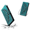 Miniatyrbillede 5 af 5: Style 018 Til Motorola Moto G85 5G Etui Præget Totem Hudfølelse Tegnebog Læder Telefon Cover (Style B)
