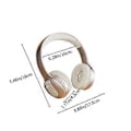 Miniatyrbillede 3 af 5: 2024 Headworn Trådløse Bluetooth Øretelefoner - Maillard Farve Retro Musik Ultra Lang Rækkevidde Øretelefoner (Beige)
