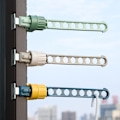 Miniatyrbilde 2 av 5: Antikreft netting hengende klesvaskestang, roterende snap-type elastisk