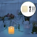 Miniatyrbillede 2 af 4: Halloween Lysestage LED Lysestager Falske Lys Elektrisk Duftfrit Lys