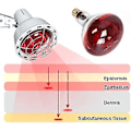Miniatyrbillede 3 af 5: Fysioterapi Infrarød Lampe 275w Elektromagnetisk Bølge Behandlingslampe 220v Bagning Elektrisk Rød Glødelampe -cdsx (200W )