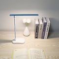 Miniatyrbilde 5 av 5: LED Skrivebordslampe LED USB-lading Varmt hvitt lys Tre moduser Justerbar lysstyrke Berøringsbryter Liten skrivebordslampe