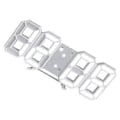 Miniatyrbillede 3 af 5: 3D LED Digital Vægur Dæmpbar Natlampe Dekor LED Digital Vækkeure med Temperaturvisning Hvid