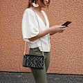 Miniatyrbillede 5 af 5: Små quiltede crossbody-tasker til kvinder skuldertaske clutch punge