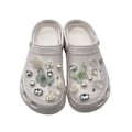 Miniatyrbillede 1 af 5: 20 Stykker 3D Clog-Sandaler Pynt (Grøn Sommerfugl), Sko Charms,