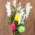 Miniatyrbild 2 av 4: Mini Påskkycklingar, 36-pack Färgglada Påsk Chenille Kycklingar Set, Realistiska Underhållningskycklingar