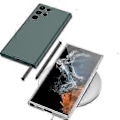 Miniatyrbilde 5 av 5: GKK For Samsung Galaxy S23 Ultra Anti-fall Hard PC Telefondeksel Skin-touch Følelse Slank Mobiltelefon Bakdeksel (Vinrød)