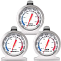 Miniatyrbillede 1 af 5: 3 stk. Ovn Termometer 50-300°C/100-600°F Rustfrit Stål Ovn Sæt