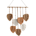 Miniatyrbild 1 av 5: 1 st Macrame väggbonad med vävd bohemisk löv