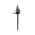 Miniatyrbilde 3 av 5: Solcelle Hagelys Juletre Stake Lys LED Plen Belysning for Julehagedekorasjon