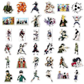 Miniatyrbild 3 av 4: 100 st Cartoon Anime Naruto Vattentäta Dekaler för Skateboard, Resväska, Gitarr