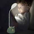 Miniatyrbillede 4 af 5: LED Skrivebordslampe Tegneserie Dyr USB Genopladelig Øjenbeskyttende Bordlamper Bærbar Sengelampe til Børneværelse