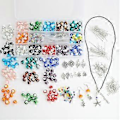 Miniatyrbillede 3 af 5: Svampeperler Håndlavede Lampwork Perler Blandede Svampe Charm Spacer Perle
