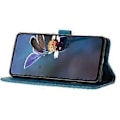 Miniatyrbillede 3 af 5: Til iPhone 11 Mobiltelefon Etui Blomster Præget PU Læder Stand Wallet Cover (Style A)