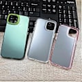Pikkukuva 3 / 3: iPhone 16 Pro -kotelo IMD hopeanvärinen TPU+PC puhelinkuori (tyyli C)