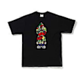 Miniatyrbilde 4 av 5: 2023 Japansk T-skjorte For Menn Aasual Bokstavtrykk Rund Hals Kortarmet Bapes T-skjorter Kort Erme Bomull Unisex T-skjorte (XL 7)