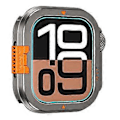 Miniatyrbild 3 av 5: Skyddsfodral för Apple Watch Series 10 46mm, Fallsäkert Metall + PC Klockfodral (Missfärgning)