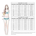 Miniatyrbilde 3 av 5: Jentebadedrakt bikini plus size sexy flerfarget ensfarget ryggløs kjole splitt damebadedrakt 3xl Sjøblå