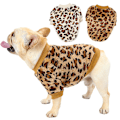 Miniatyrbillede 3 af 5: Tøj til kæledyr, tykkere leopardprint hundetøj, 2-delt hundefleece sæt