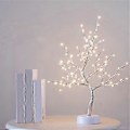 Miniatyrbillede 1 af 5: 2023 Ny 36 LED Natlampe Bonsai Træ Lys Gypsophila Lys Hjemmefest Bryllup Indendørs Dekoration Natlampe( )