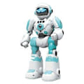 Miniatyrbillede 1 af 5: Intelligent stemmestyret robot gestus fjernbetjening programmering musik dansende børn elektrisk legetøjsrobot model (blå)