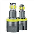 Pikkukuva 1 / 5: H8-ajovalolamppu 6000K 120W LED Angel Eyes -valot Canbus E60 E61 E63 X5 E70 X6 E71 E90 E91 E92 E93 M3 E89 E82