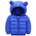 Miniatyrbild 1 av 4: Barn Hoodie Dunjacka Pojkflickor Toddler Vinter Zippade Vadderade Jackor Ytterkläder (4-5 år)