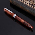 Miniatyrbillede 4 af 5: JINHAO 992 Transparent Fyldpen 0,5 mm Kontorartikler Skriveværktøjer Gave (Hvid)