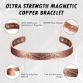 Miniatyrbillede 2 af 5: Magnetisk kobberarmbåndsterapi mod gigt