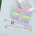 Miniatyrbillede 2 af 5: Etui til iPad 9. generation 2021 10,2 tommer, iPad 7. & 8. generation 2020/2019 - Boble Fidget Sensory iPad 10,2 Etui til Børn Stilfuld Regnbue Release St