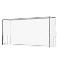 Miniatyrbild 1 av 5: Displaybox Dammskydd för Switch NS Spelkonsol Dockningsstation Skyddsfodral Akryl Hårda Skydd