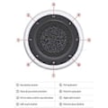 Miniatyrbild 4 av 5: Vit Brus Maskin, Vit Brus Maskin, Med 16 Naturliga Ljud, Minnesfunktion, Justerbar Timer, Portabel, Avkoppling, Avkoppling, Kontorsresa
