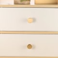 Miniatyrbilde 4 av 5: Rund solid messing dørhåndtak, møbelhåndtak, trekknapper