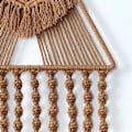 Miniatyrbillede 3 af 5: (Brun) Macrame Vævning Vægophæng Drømmefanger Trekant Kvast