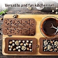 Miniatyrbillede 3 af 5: Glædelige silikonekreationer: Non-stick, let rengøring, bage-, gelé- og slikforme til perfekte festgaver