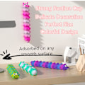 Miniatyrbilde 3 av 5: Rabatt Nye 3D Anti-Trykk Klem & Magisk Kattlarve Blekksprut Sugkopp Sansestimulerende Leke Autistiske Pop Fidget Leke for Barn & Voksne (2 stk)