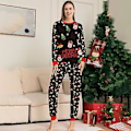Miniatyrbillede 1 af 3: Julefamiliens Matchende Pyjamas Far Mor Datter Søn Trykt Natøj Ferie Soveværelse Jule Pjs Sæt Pyjamas (S Mor)