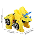 Miniatyrbild 5 av 5: 2-pack Transformerande Dinosaurie Leksaker Dinosaurie Transformer Bil Leksak Drag tillbaka Dino Race Bil Födelsedag Semester Leksak Presenter För Pojkar Och Flickor B