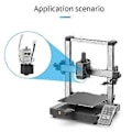 Miniatyrbillede 4 af 5: Til 3 Hotend Dyse Termistor Varmerør Varmelegeme Blok med Køleplade til Kobra3 Reservedele A