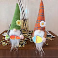 Miniatyrbild 3 av 5: 2023 Ny Påsk Tomte Fylld Docka Grön 30 X 12 Cm - Julklapp, Perfekt Påskdekoration, Mjuk & Hållbar (orange)
