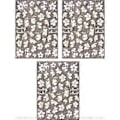 Miniatyrbild 1 av 5: Nagelsticker 5d utsökt präglad nageltillbehör självhäftande nageldekoration blomster carving design akryl nagel